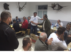 Novi televizor za lovački dom u Subotištu